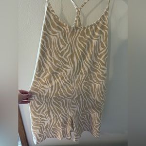 Old Navy Workout Jumpsuit - Zebra Print